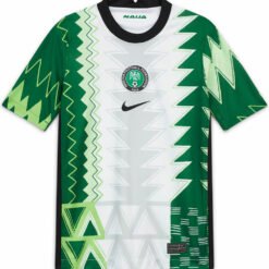 Nike Nigeria 2020 Hjemmebanetrøje Junior Unisex Fodboldtrøjer Hvid 128137 / S