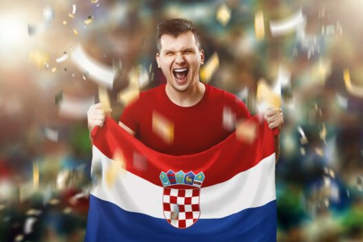 Fan af Kroatiens fodboldlandshold