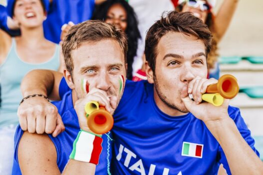 Fans af Italiens fodboldlandshold
