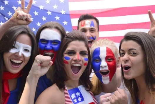 Fans af USA's fodboldlandshold