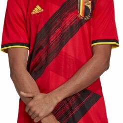 Adidas Belgien 20/21 Hjemmebanetrøje Unisex Fodboldtrøjer Rød M