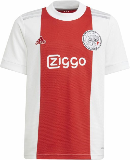 Adidas Ajax Amsterdam 21/22 Hjemmebanetrøje Unisex Kortærmet Tshirts Hvid 140