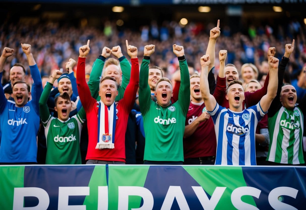 Forskellige fodboldfans