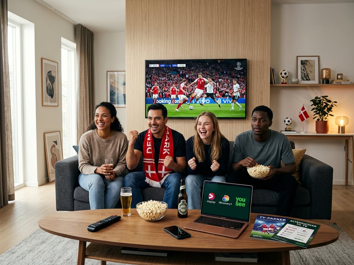 Guide til TV pakker og alternativer hvis du gerne vil se europæisk fodbold